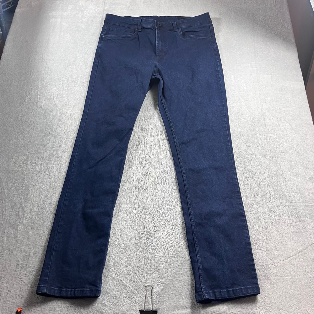The Perfect Jean NYC Slim Thick Indigo Denim Jeans 36x34 JU9TSBSBM34